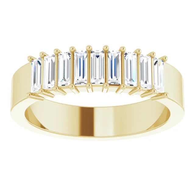 14K Yellow 1/2 CTW Natural Diamond Anniversary Band